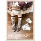 Mademoiselle Pearl Cupcake Chocolate Cake Socks(Reservation/Full Payment Without Shipping)